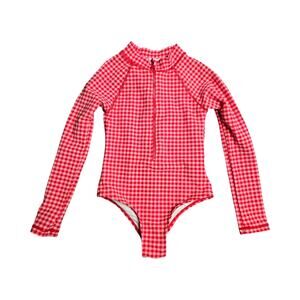 Cotton On Lydia One Piece Girl's Swimsuit Red Gingham Size: 6